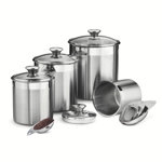 Tramontina Gourmet 8 Piece Kitchen Canister Set