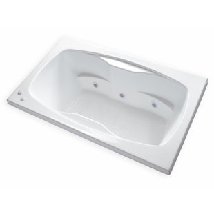 60'' x 42'' Drop-In Whirlpool Acrylic Bathtub