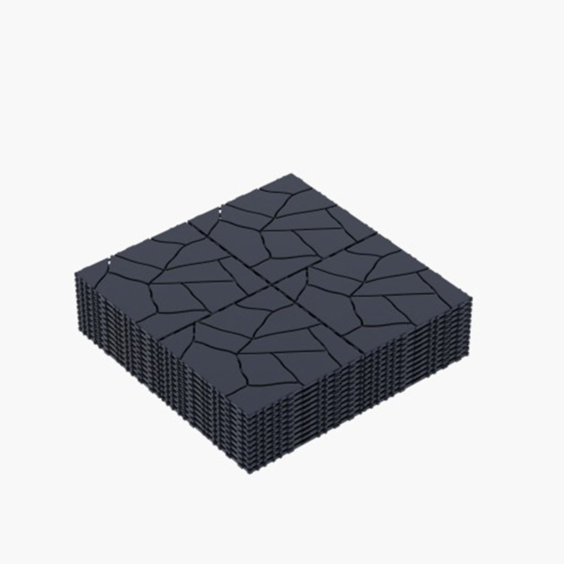 DIY Module Interlocking Decking Tiles Floor Tile, Dark Grey