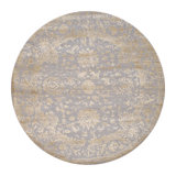 Transitional Silver/Gold Area Rug