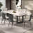 Natural Luxury Marble Rectangular  Dining Tables-105512712