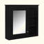 Armoire à pharmacie de salle de bain avec miroir, armoire à miroir murale avec rangement, armoire de rangement au-dessus de la toilette pour salle de bain-1658923605