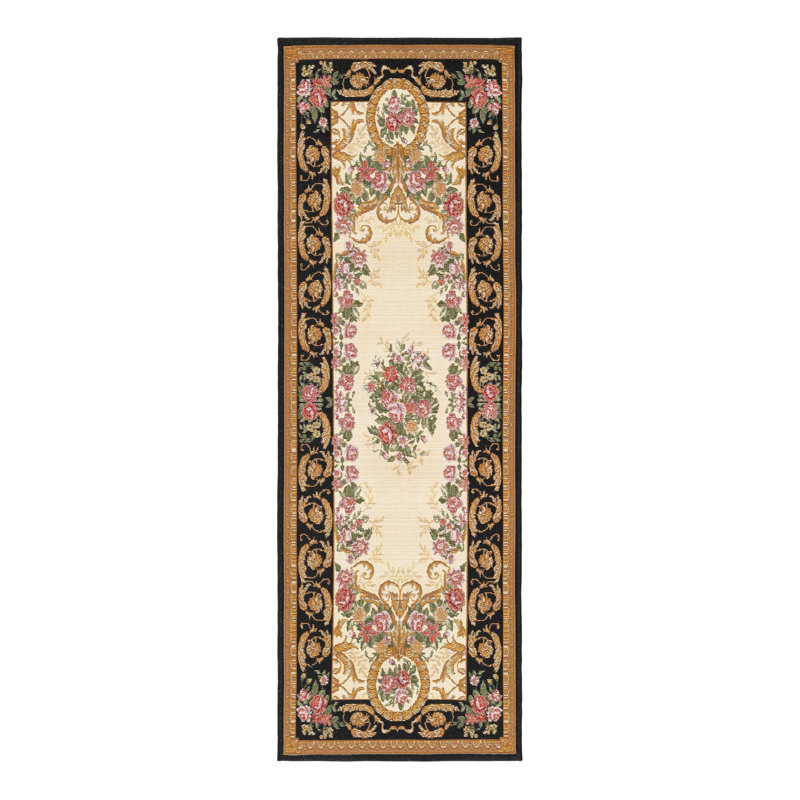 Indoor/Outdoor Traditional Area Rug, Runner 2' x 6'1"