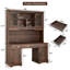 Bureau double caisson pour bureau avec rangement 76 po-1976587886
