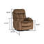 Fauteuil inclinable classique avec rangement-1809935968