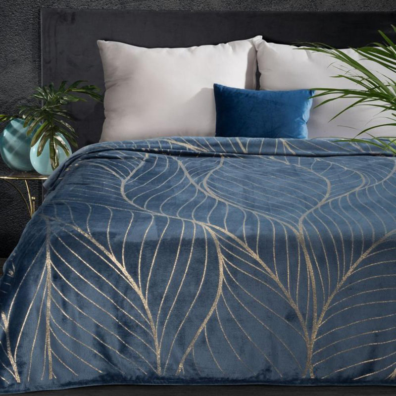Throw Blanket, Navy Blue