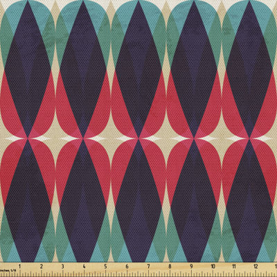 Chantice Colourful Diamond Like Symmetrical Multi-Purpose Fabric