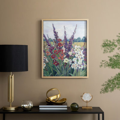 FLORAL Series DCXLIII Framed Print - Solid Wood