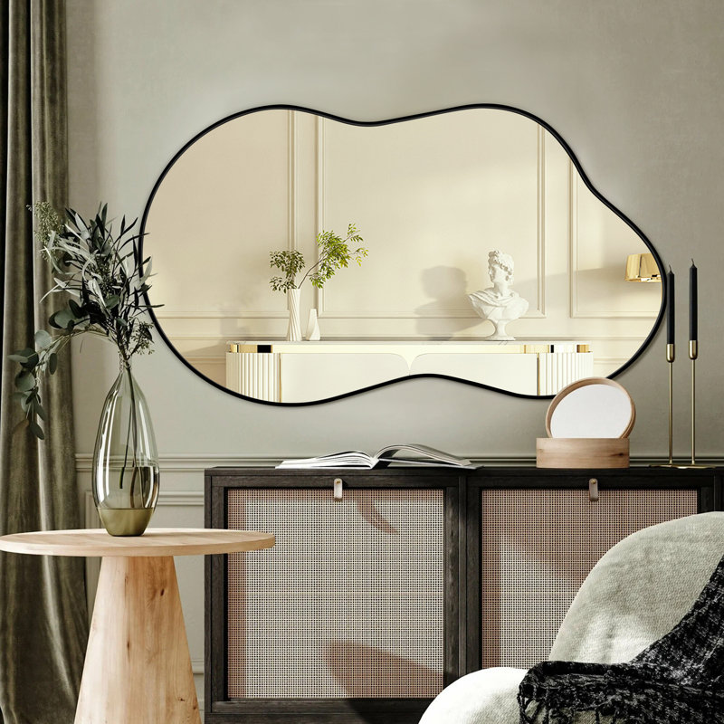 Miroir d'appoint 26 po x 46 po, Noir, 26 po x 46 po
