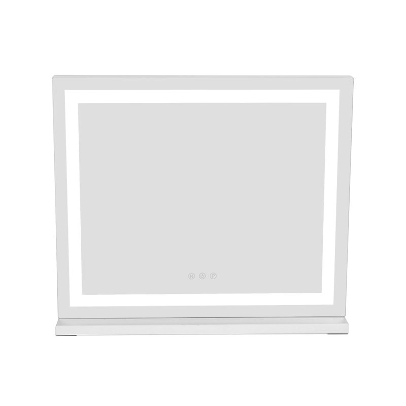 Azusena Wall Mirror Rectangle LED Metal Mirror