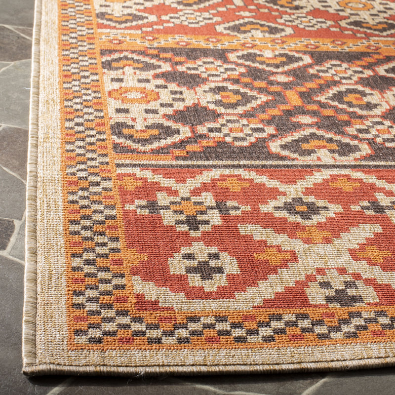 Tapis intérieur / extérieur Northpoint Performance Southwestern, Rectangle 2 pi 7 po x 5 pi