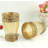 Retro gold bathroom accessories