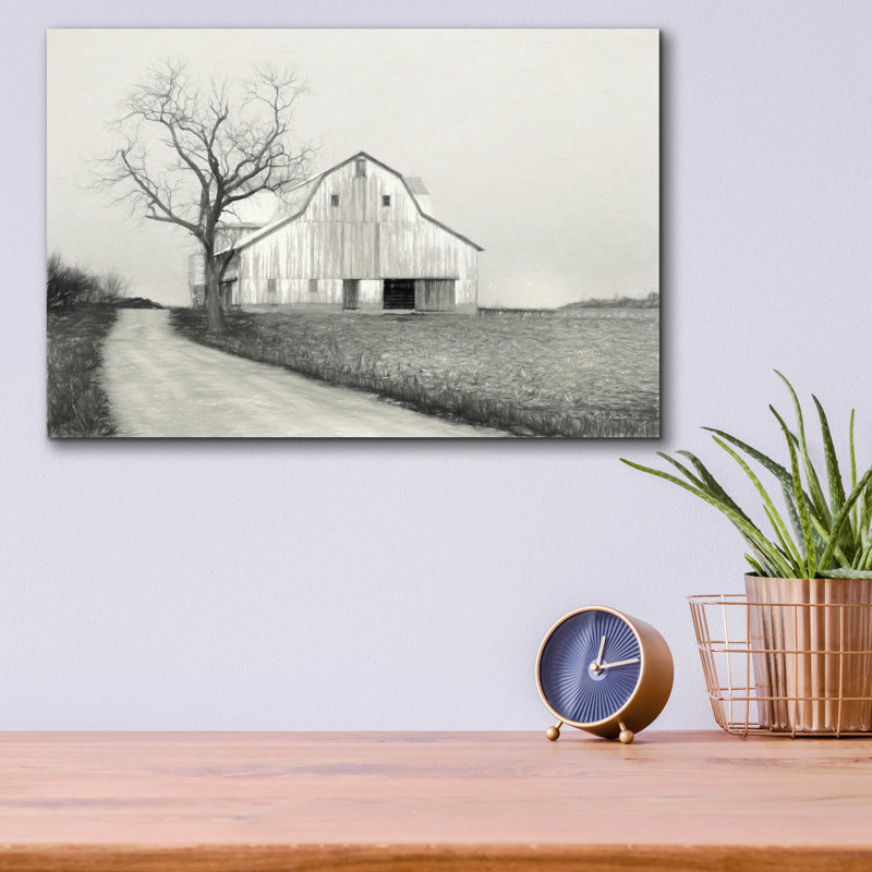 «Ohio Fields III» par Lori Deiter, art mural en verre acrylique, H 12 po x l 16 po x P 0,13 po