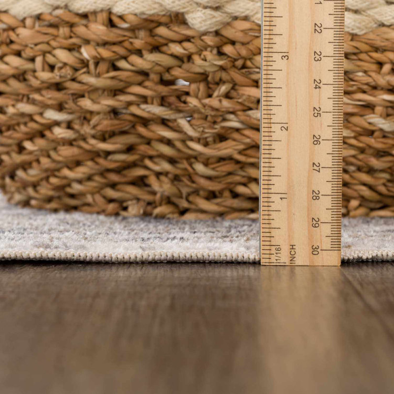 Maddyx Oriental Indoor Rug, Round 6'7"