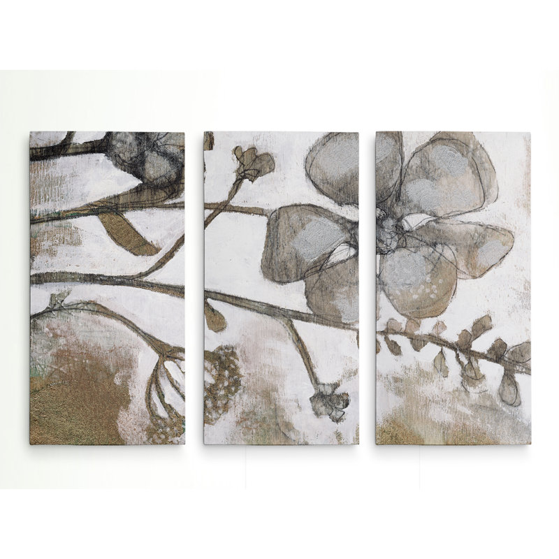 « métal jardin ii », impression à multiples images sur toile, H 32 po x l 48 po x P 1,5 po