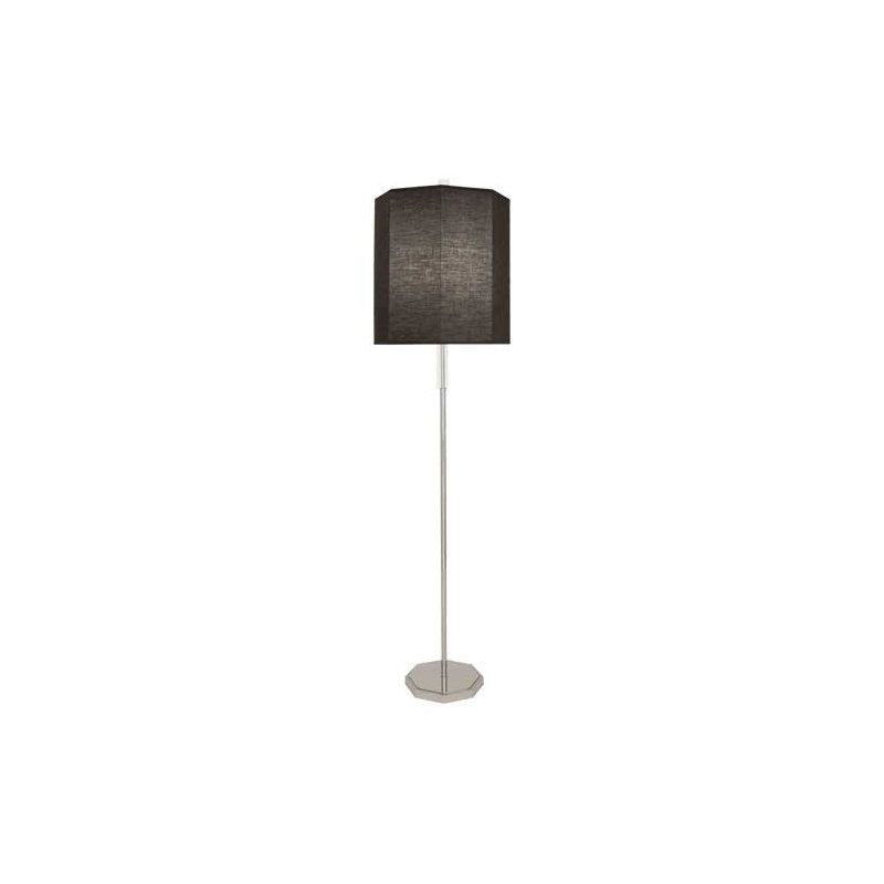 Lampe sur pied 66 po Kate, Nickel poli