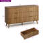 Ensemble de chambre à coucher 3 pièces (1 commode + 2 tables de chevet)-135972402