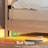 Tryston Floating Full Bed with LED Light, White-1649309791-1649309778