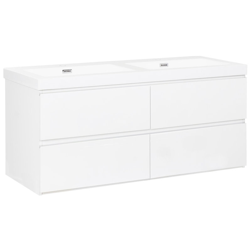 Napa 120mm Double Bathroom Vanity with Basin, White