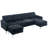Jiuliana Upholstered Sectional Reversible-694076738-694075899