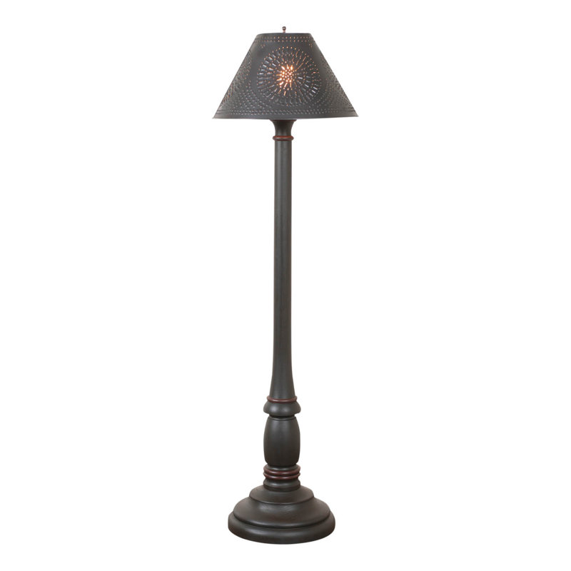 Randalle 59'' Traditional Floor Lamp, Rustic Black