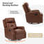 Fauteuil inclinable manuel pivotant Rudisill-80890598