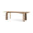 Modern Burlywood Rectangular Solid Wood Dining Table-1382802045