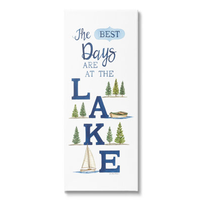 «Best Days At The Lake», estampe numérique par Deb Strain