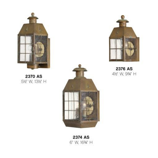 Nantucket 2-Light Outdoor Wall Lantern