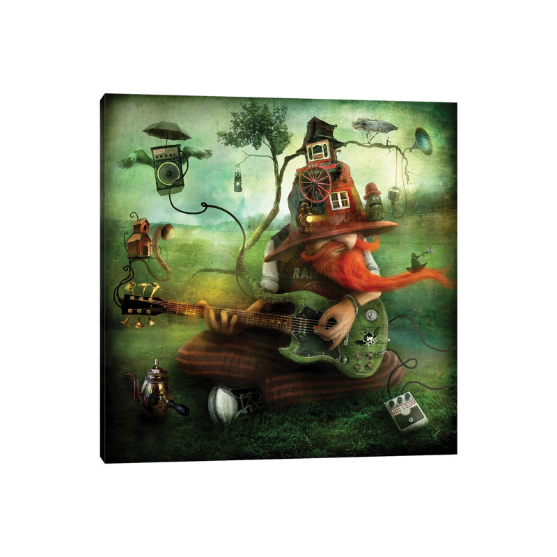 The Trubadour by Alexander Jansson - Wrapped Canvas Print, 93.98 cm H x 93.98 cm W x 1.91 cm D