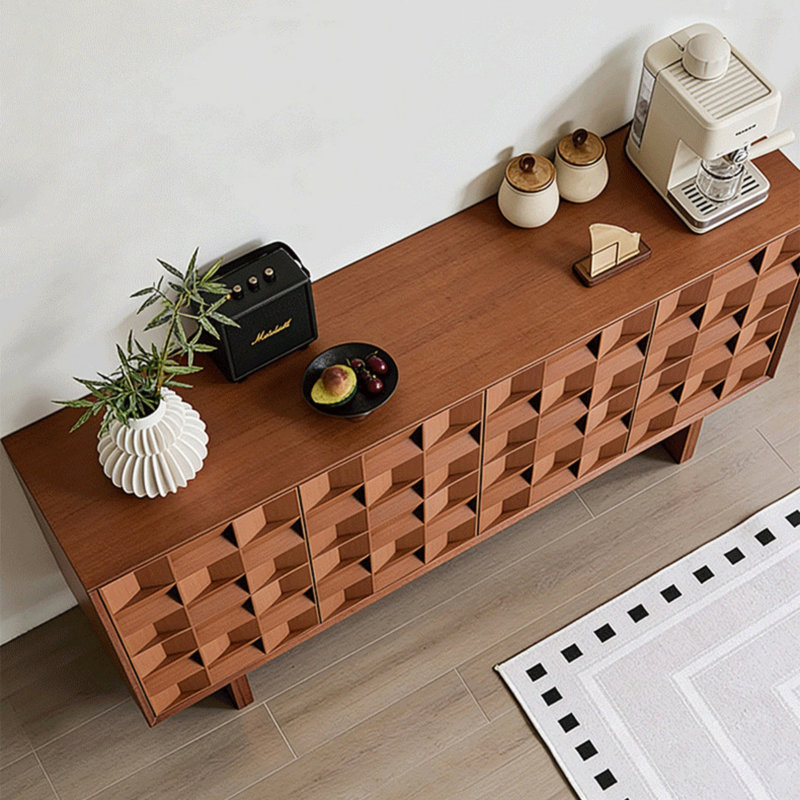 Retro Multi-Functional Sideboard, 35.43" H x 62.99" W x 15.75" D