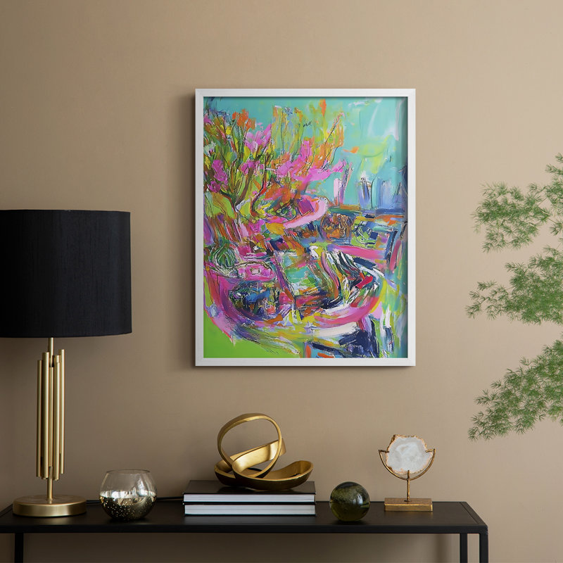NAUTICAL Series XCV III, reproduction d'art encadrée - bois massif, H 30 po x l 24 po, Blanc