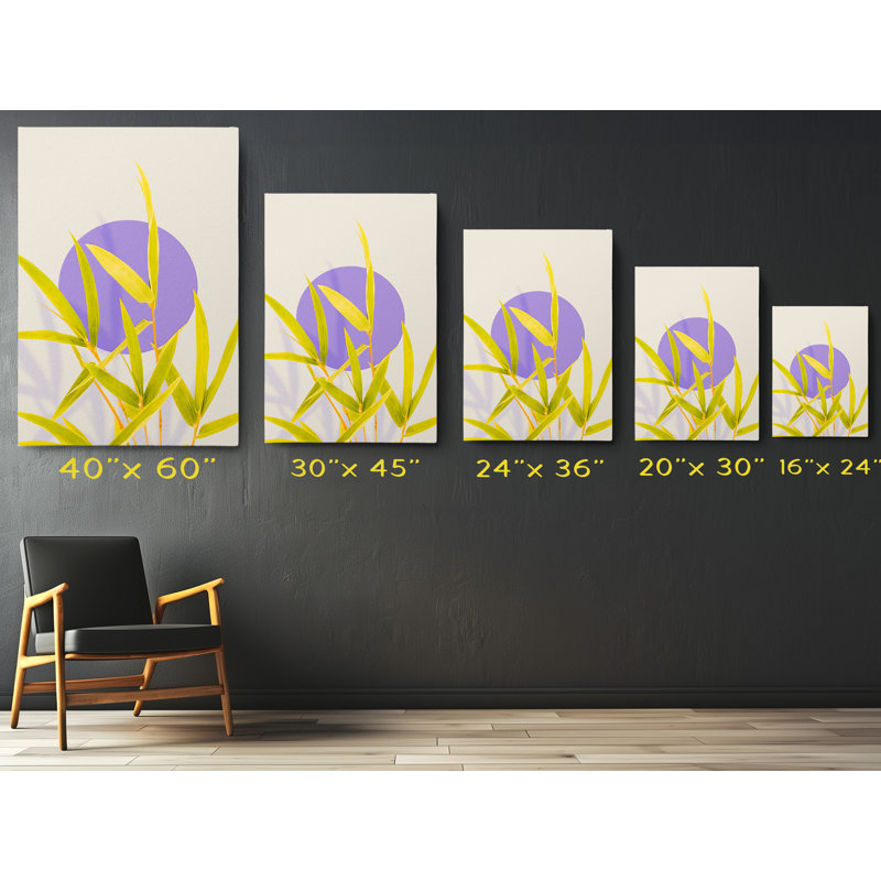 «Modern Minimalist Tropical», reproduction d'art sur toile