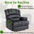 Chemika 40" Wide Oversize Upholstery Manual Recliner-233571076