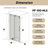 Frameless Single sliding shower door-121607609