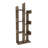 Modern Walnut Bookshelf, 68.1 x 8.7 x 68.1 inches | 100% Melamine Coated Particle Board, Thickness: 0.7 inches | Stylish Storage Solution for Living Room, Office & Study Spaces, Durable & Elegant Design-1845375326-1845375315