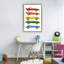 Cadre flottant coloré de voitures Mid-Century coloré, design par Tom Quartermaine-1238086576-1238086578