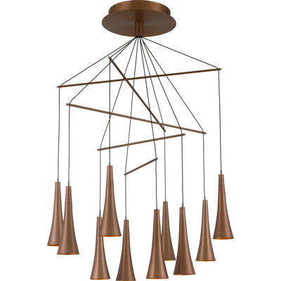 10 - Light Dimmable LED Chandelier