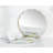 Scallop Edge Round Mirror