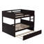 Lit superposé double au-dessus de double avec lit gigogne simple, structure en pin robuste et conception polyvalente pour une efficacité maximale de l'espace