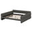 King Size Upholstered Daybed With USB Ports, Lambswool Platform Bed Frame-640737191