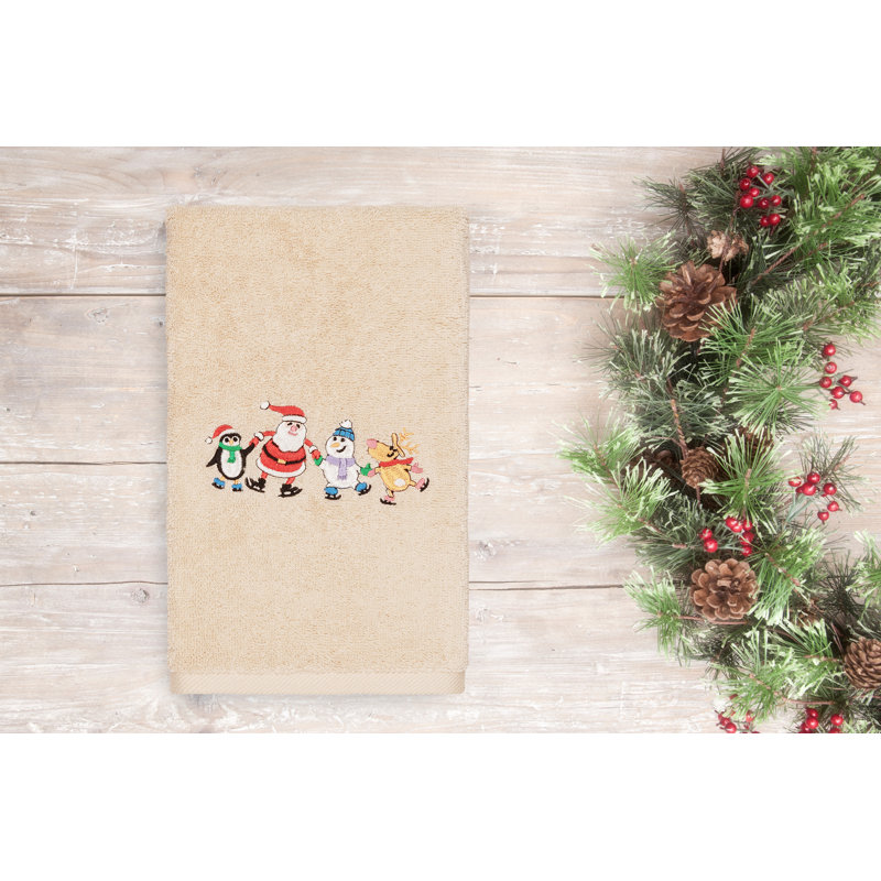 Christmas Midweight Hand Towel, Sand