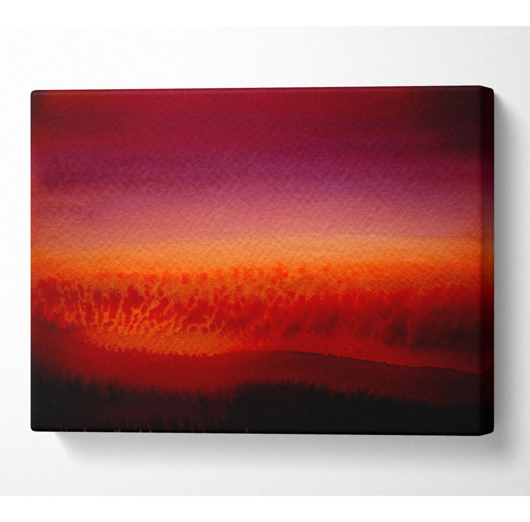 Tranquil Orange Mist - Kunstdrucke auf Leinwand