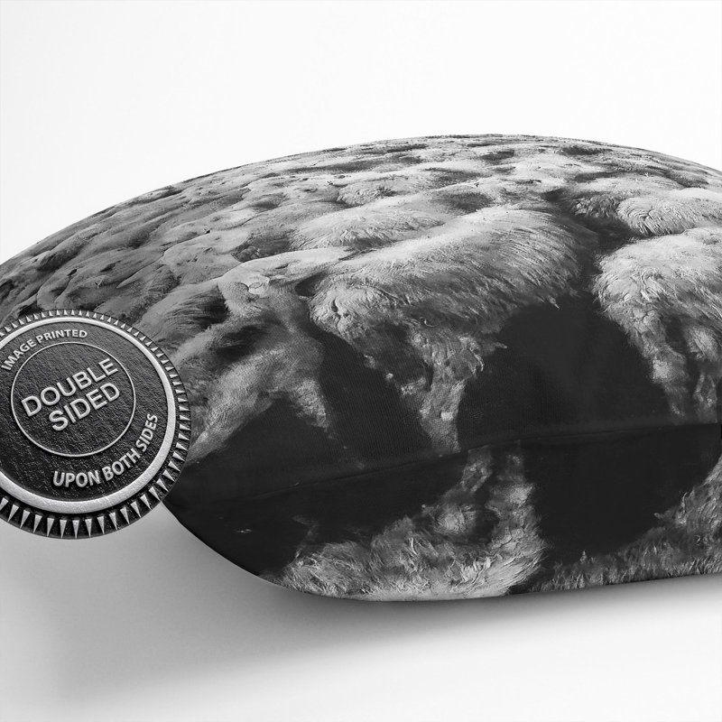 Flock Of Sheep Vol.1 Square Throw Cushion, 55cm H x 55cm W x 20cm D