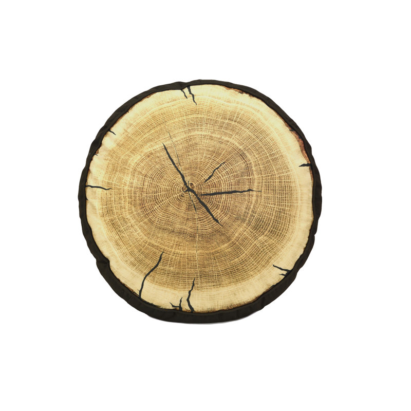 Donna Sharp Painted Bear Tree Ring Decor Pillow