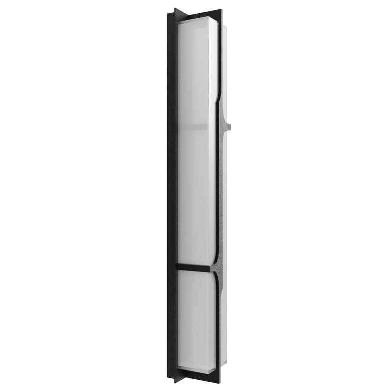 Avenue Outdoor Black Wall Sconce, 36" H x 6" W x 4" D