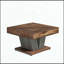 Table basse carrée 31,5 po - Table de chevet moderne en bois rustique