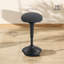 Tabouret debout réglable réglable à bascule, gris foncé-757193766