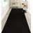 Solid Color Black with Slip Resistant Low Pile Rug-882465185