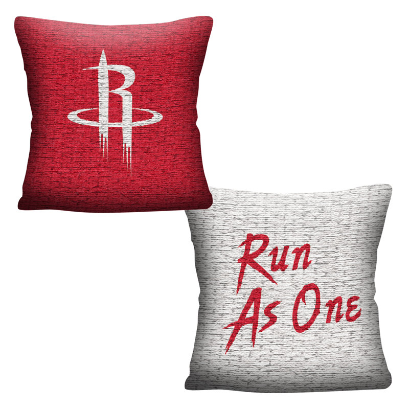 Reversible Throw Pillow, Houston Rockets